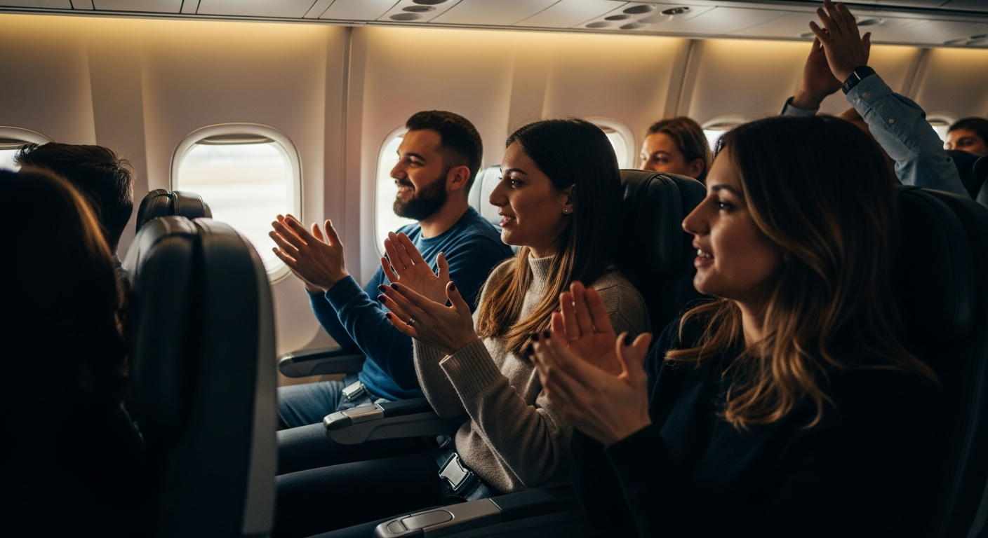 Czy Włosi klaszczą w samolocie?
